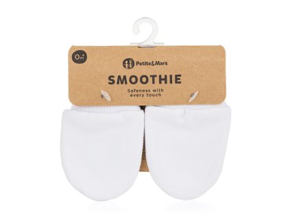 PETITE&MARS Smoothie újszülött kesztyű (Variáns Infinity White)