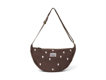 STUDIO NOOS - Puffy Mini FANNY PACK - táska (Variáns Brown Hearts)