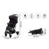 Fillikid Styler Elite sport babakocsi – black melange