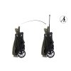 Fillikid Styler Elite sport babakocsi – black melange