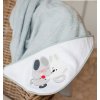INTERBABY | Kapucnis pamut fürdőlepedő