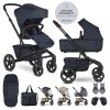 EASYWALKER Jimmey XXL RWS kombinált babakocsi szett (Variáns Pepper Black)