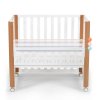 KINDERKRAFT SELECT Postieľka drevená Koya s funkciou ohrádky vrátane matraca White, Premium (Variáns White, Premium)