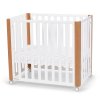 KINDERKRAFT SELECT Postieľka drevená Koya s funkciou ohrádky vrátane matraca White, Premium (Variáns White, Premium)