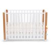 KINDERKRAFT SELECT Postieľka drevená Koya s funkciou ohrádky vrátane matraca White, Premium (Variáns White, Premium)