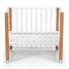 KINDERKRAFT SELECT Postieľka drevená Koya s funkciou ohrádky vrátane matraca White, Premium (Variáns White, Premium)