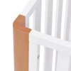 KINDERKRAFT SELECT Postieľka drevená Koya s funkciou ohrádky vrátane matraca White, Premium (Variáns White, Premium)