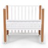 KINDERKRAFT SELECT Postieľka drevená Koya s funkciou ohrádky vrátane matraca White, Premium (Variáns White, Premium)