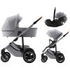 Britax Römer 3az 1-ben babakocsi szett Smile 5Z + mózeskosár + Baby-Safe PRO gyerekülés (Variáns Space Black)