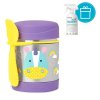 SKIP HOP Állatkerti termosz ételhez kanállal/villával 325 ml, 3+ + AQUAINT 500 ml (Variáns Agyaras cethal)
