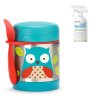 SKIP HOP Állatkerti termosz ételhez kanállal/villával 325 ml, 3+ + AQUAINT 500 ml (Variáns Agyaras cethal)
