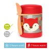 SKIP HOP Állatkerti termosz ételhez kanállal/villával 325 ml, 3+ + AQUAINT 500 ml (Variáns Agyaras cethal)