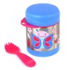 SKIP HOP Állatkerti termosz ételhez kanállal/villával 325 ml, 3+ + AQUAINT 500 ml (Variáns Agyaras cethal)
