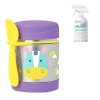 SKIP HOP Állatkerti termosz ételhez kanállal/villával 325 ml, 3+ + AQUAINT 500 ml (Variáns Agyaras cethal)