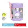 SKIP HOP Állatkerti termosz ételhez kanállal/villával 325 ml, 3+ + AQUAINT 500 ml (Variáns Agyaras cethal)