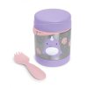 SKIP HOP Állatkerti termosz ételhez kanállal/villával 325 ml, 3+ + AQUAINT 500 ml (Variáns Agyaras cethal)
