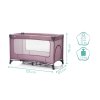 Fillikid Cestovní postýlka Nizza raspberry (Variáns raspberry)