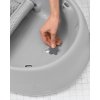 SKIP HOP fürdőkád Moby 3 fázisú ergonomikus szőnyeggel (Variáns fehér)
