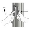 Reer Zámek na okna a balkónové dveře anthracit (Variáns anthracit)