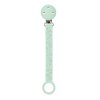 NATTOU Klip na cumlík silikón s potlačou mint green (Variáns mint green)