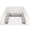 Fillikid Mantinel válec do postýlky Jersey stars grey 190 cm (Variáns stars grey)
