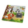 Dřevěné montessori puzzle, Wood, Hnědá (Variáns Wood)