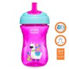 CHICCO Hrnček Advanced so slamkovým náustkom 266 ml ružový 12m+ (Variáns zöld)