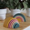 PETITE&MARS Szilikon összerakható játék Rainbow 12h+