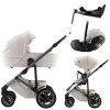 Britax Römer 4az1-ben babakocsi szett Smile 5Z + mózeskosár + Baby-Safe PRO gyerekülés + Vario Base 5Z Lux (Variáns: Soft Taupe)