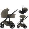 Britax Römer 3az 1-ben babakocsi szett Smile 5Z + mózeskosár + Baby-Safe PRO gyerekülés (Variáns Urban Olive)