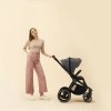 MUUVO Quick 4.0 kombinált babakocsi szett 2az1-ben + CYBEX Aton B2 i-Size gyerekülés + bázis (Variáns Classic black)