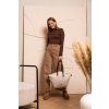 MUUVO kombinált babakocsi Quick Boho szett 2az1-ben + CYBEX Aton B2 i-Size gyerekülés + bázis (Variáns Beige)