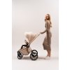 MUUVO kombinált babakocsi Quick Boho szett 2az1-ben + CYBEX Aton B2 i-Size gyerekülés + bázis (Variáns Beige)