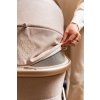 MUUVO kombinált babakocsi Quick Boho szett 2az1-ben + CYBEX Aton B2 i-Size gyerekülés + bázis (Variáns Beige)