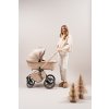 MUUVO kombinált babakocsi Quick Boho szett 2az1-ben + CYBEX Aton B2 i-Size gyerekülés + bázis (Variáns Beige)