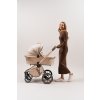 MUUVO kombinált babakocsi Quick Boho szett 2az1-ben + CYBEX Aton B2 i-Size gyerekülés + bázis (Variáns Beige)