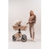 MUUVO kombinált babakocsi Quick Boho szett 2az1-ben + CYBEX Aton B2 i-Size gyerekülés + bázis (Variáns Beige)