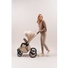 MUUVO kombinált babakocsi Quick Boho szett 2az1-ben + CYBEX Aton B2 i-Size gyerekülés + bázis (Variáns Beige)