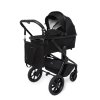 MUUVO Quick SE 2 kombinált babakocsi szett 2az1-ben + CYBEX Aton B2 i-Size gyerekülés  + bázis (Variáns Chromium black)