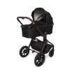 MUUVO Quick SE 2 kombinált babakocsi szett 2az1-ben + CYBEX Aton B2 i-Size gyerekülés  + bázis (Variáns Chromium black)