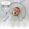 Zopa Hordozható csíptetős modul LED fénnyel, fehér zajjal és hangokkal (Variáns White)