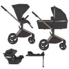 ANEX Flo kombinált babakocsi + CYBEX Aton B2 i-Size babahordozó + bázis (Variáns Astra)