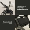 Zopa Move Cross 5 babakocsi szett + Move XL 5 mózeskosár + Ön által választott XM autósülés + bázis (Variáns Shade Grey)