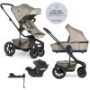 EASYWALKER Harvey⁵ LITE AIR Premium kombinált babakocsi szett 2az1-ben  + CYBEX Aton B2 i-Size gyerekülés + bázis (Variáns Pearl Taupe)
