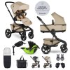 EASYWALKER Jimmey XXL RWS kombinált babakocsi  + gyerekülés KIDDY Evoluna i-size 2 + bázis (Variáns Sand Taupe)