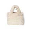STUDIO NOOS - Faux Fur Mini Handbag - Mini kézitáska (Variáns Natural)