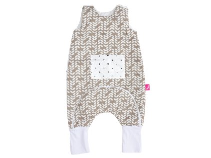 MOTHERHOOD Vak spací s nohavicami a vreckom Beige Classics 1-1,5r 2 tog (Varianta MOTHERHOOD Vak spací s nohavicami a vreckom Beige Classics 1-1,5r 2 tog)