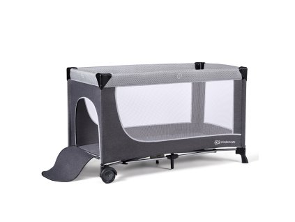 KINDERKRAFT SELECT Postieľka cestovná Leody Grey, Premium (Varianta KINDERKRAFT SELECT Postieľka cestovná Leody Grey, Premium)