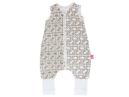 MOTHERHOOD Vak spací mušelínový s nohavicami Beige Classics 12-18m 0,5 tog (Varianta MOTHERHOOD Vak spací mušelínový s nohavicami Beige Classics 12-18m 0,5 tog)