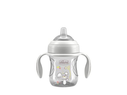 CHICCO Hrnček Transition učiaci s držadlami grey, 4m+ (Varianta CHICCO Hrnček Transition učiaci s držadlami grey, 4m+)